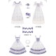 With Puji Letters and Poems-Where Irises Whisper SP JSK One Piece and Sets(Pre-Order/Full Payment Without Shipping)